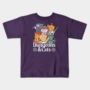 Dungeons & Cats Kids T-Shirt